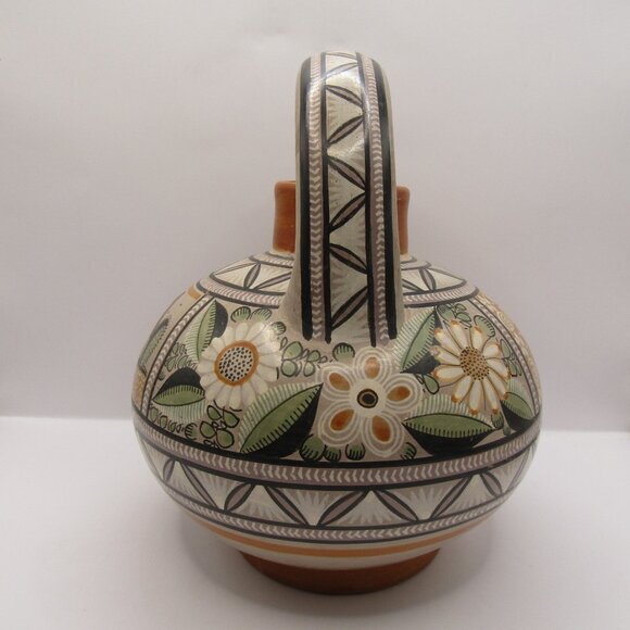 Fernando Jimon Melchor Mexican Tonala Pottery Pitcher - Picture 2 of 9